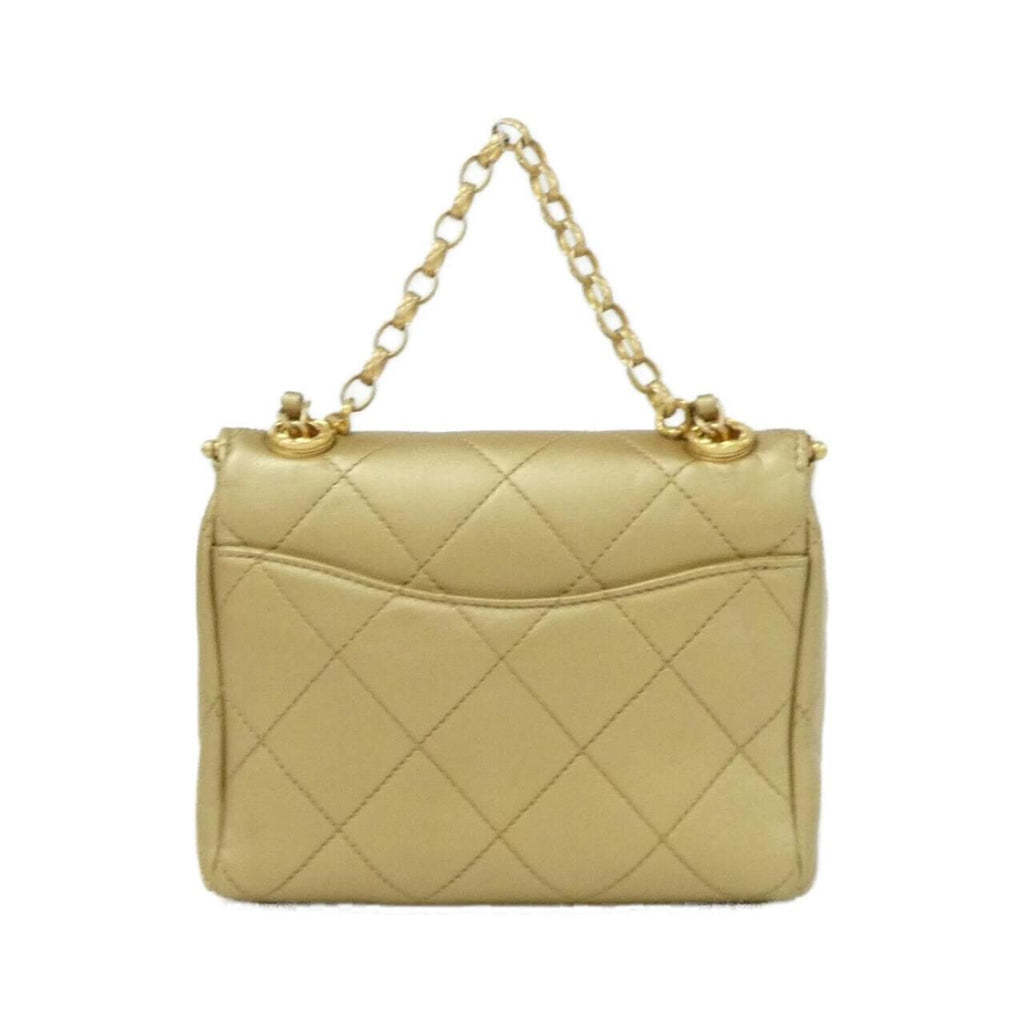 Chanel Bag Handbag Gold — view 2
