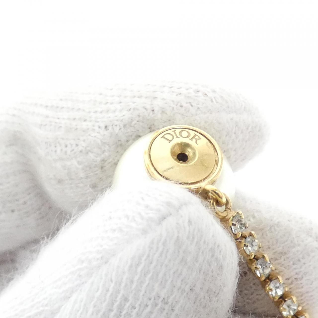 Dior Tribal Earrings Gold — view 3