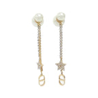 Dior Tribal Earrings Gold