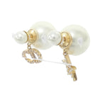 Dior Tribal Earrings Gold — view 2