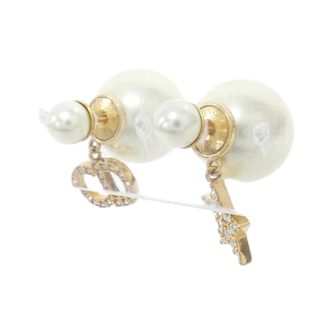 Dior Tribal Earrings Gold — view 2