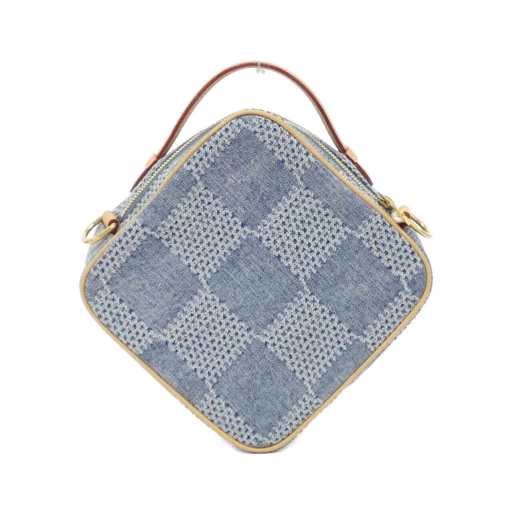 Louis Vuitton Damier Denim Chess Messenger Shoulder Bag — view 2