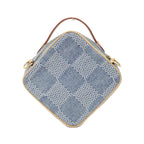 Louis Vuitton Damier Denim Chess Messenger Shoulder Bag — view 2