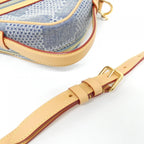 Louis Vuitton Damier Denim Chess Messenger Shoulder Bag — view 6