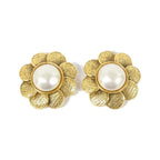 Chanel Vintage Earrings Gold