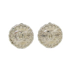 Chanel Vintage Earrings Silver