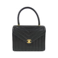 Chanel Vintage Bag Handbag Black