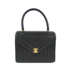 Chanel Vintage Bag Handbag Black