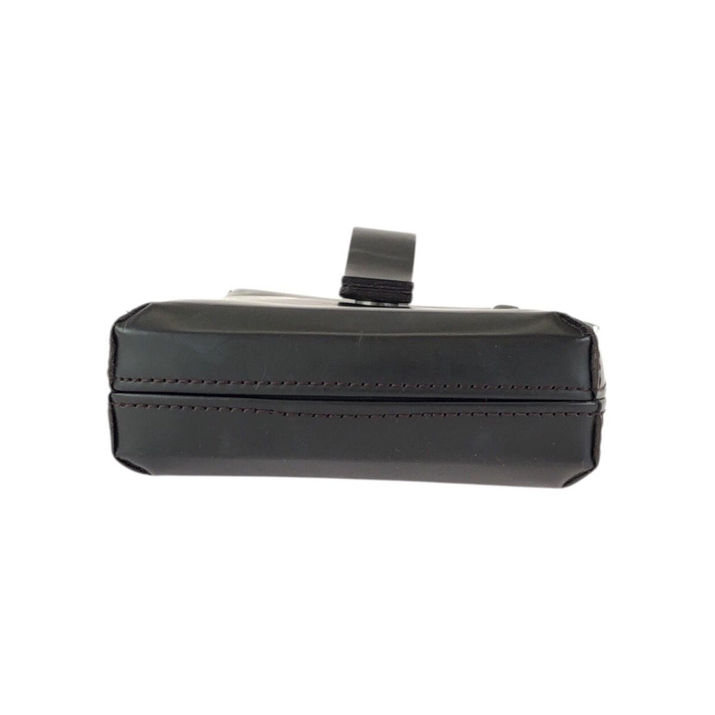 Louis Vuitton Monogram Glace Ray Brown Silver Leather Pouch Case — view 9