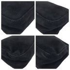 Fendi Vintage Black Gold Nubuck Pouch Makeup Case — view 3