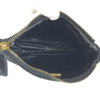 Fendi Vintage Black Gold Nubuck Pouch Makeup Case — view 8