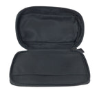 Prada Tessuto Black Silver Nylon Pouch Makeup Case — view 8