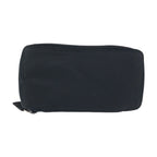 Prada Tessuto Black Silver Nylon Pouch Makeup Case — view 2