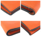 Gucci Orange Leather Fold Wallet Compact — view 4