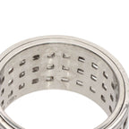 Gucci Scroll Wide Ring 18k White Gold