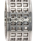 Gucci Scroll Wide Ring 18k White Gold