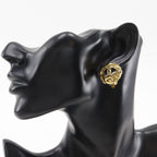 Chanel CC Logo Vintage Gold Plated 23 Earrings — view 2