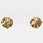 Chanel CC Logo Vintage Gold Plated 23 Earrings — view 3