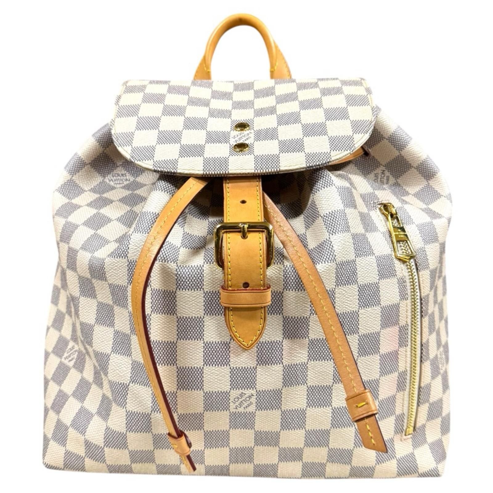 Louis Vuitton Sperone Damier Azur Backpack Canvas