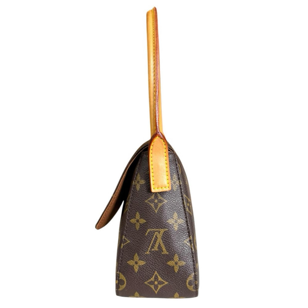 Louis Vuitton Mini Looping Monogram Handbag Canvas Brown — view 5