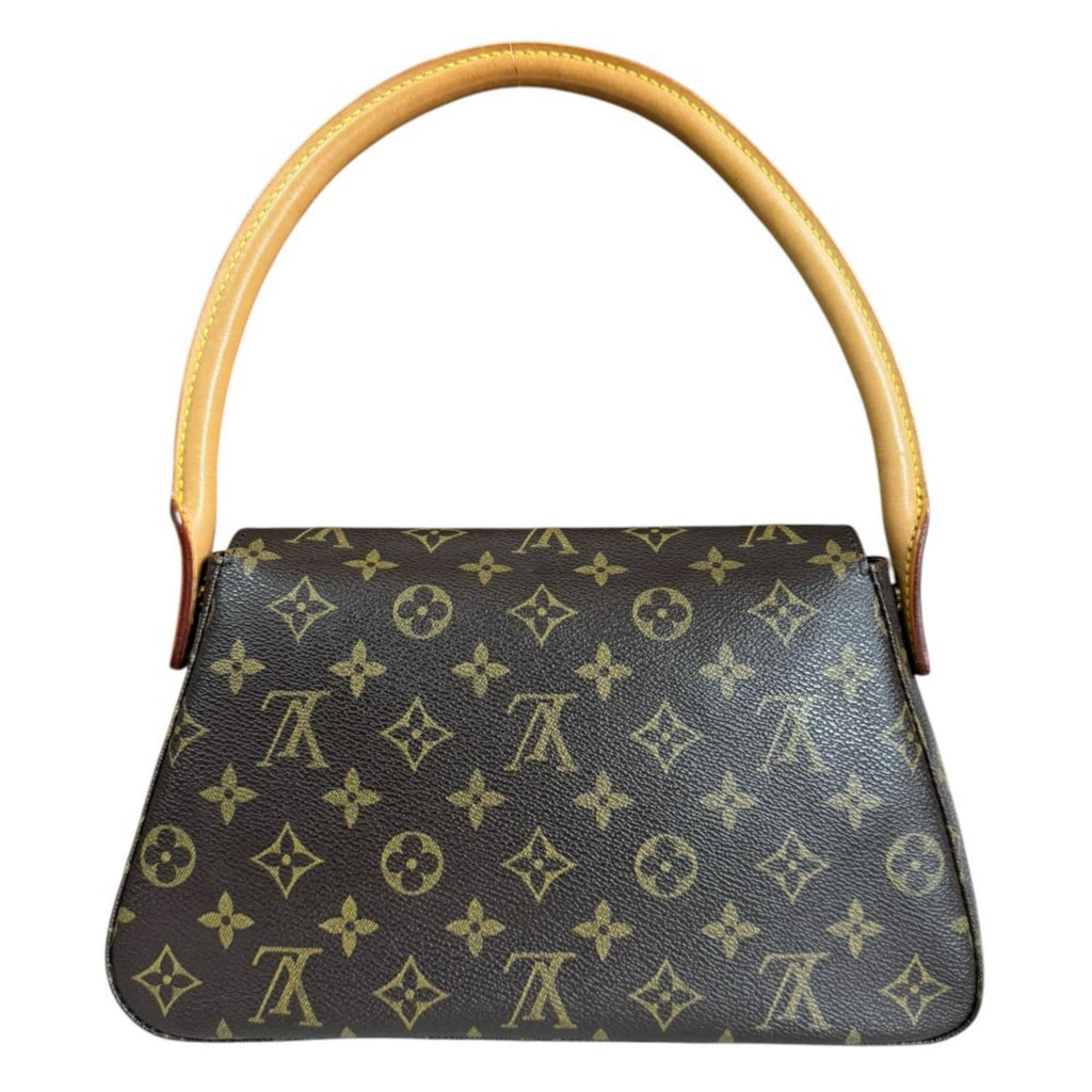 Louis Vuitton Mini Looping Monogram Handbag Canvas Brown — view 3