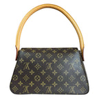 Louis Vuitton Mini Looping Monogram Handbag Canvas Brown — view 3