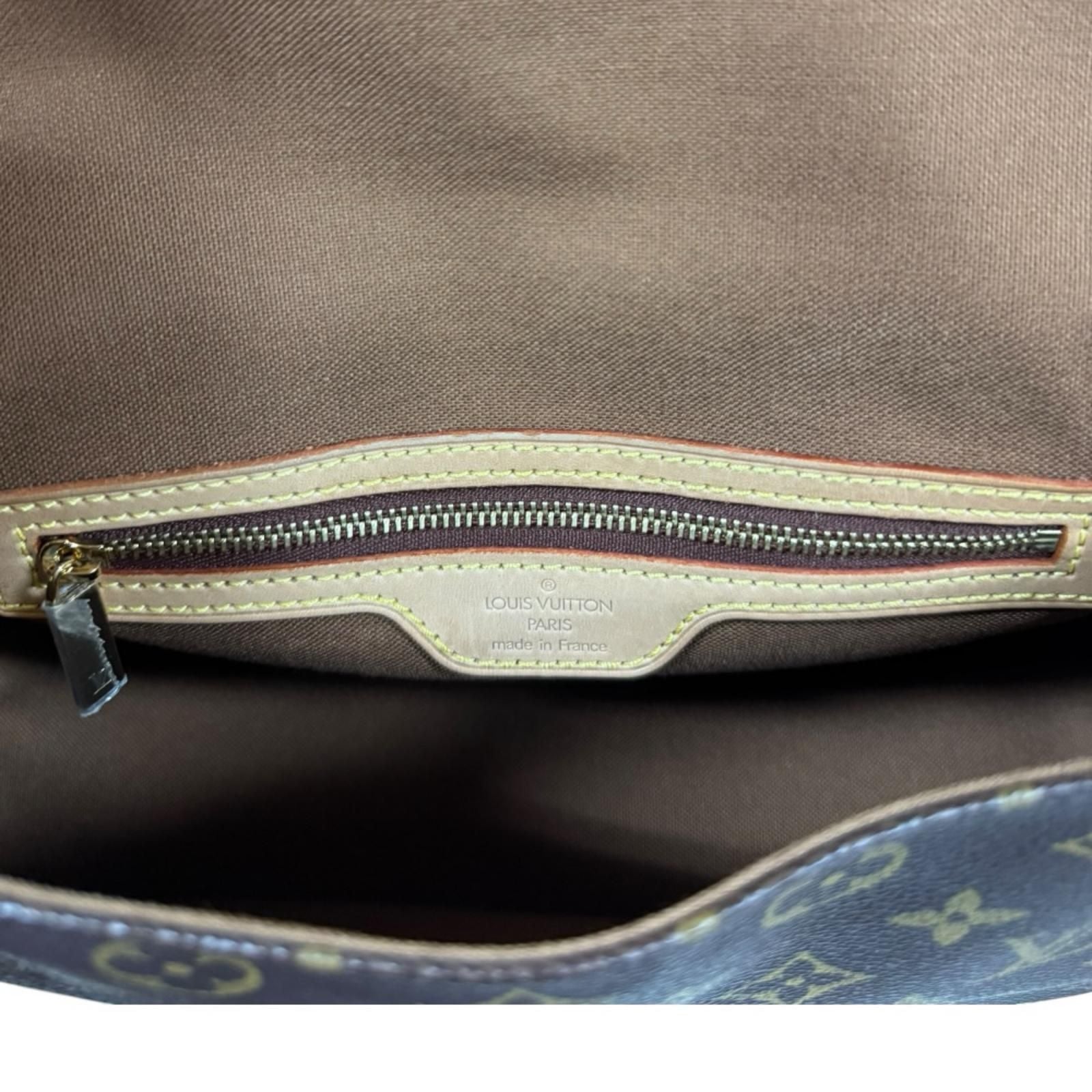 Louis Vuitton Mini Looping Monogram Handbag Canvas Brown — view 9