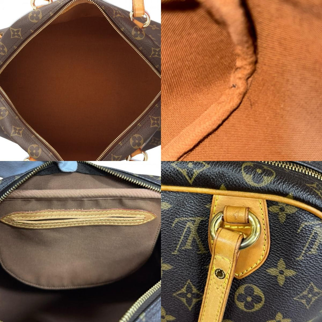 Louis Vuitton Montorgueil PM Monogram Shoulder Bag Canvas Brown — view 8