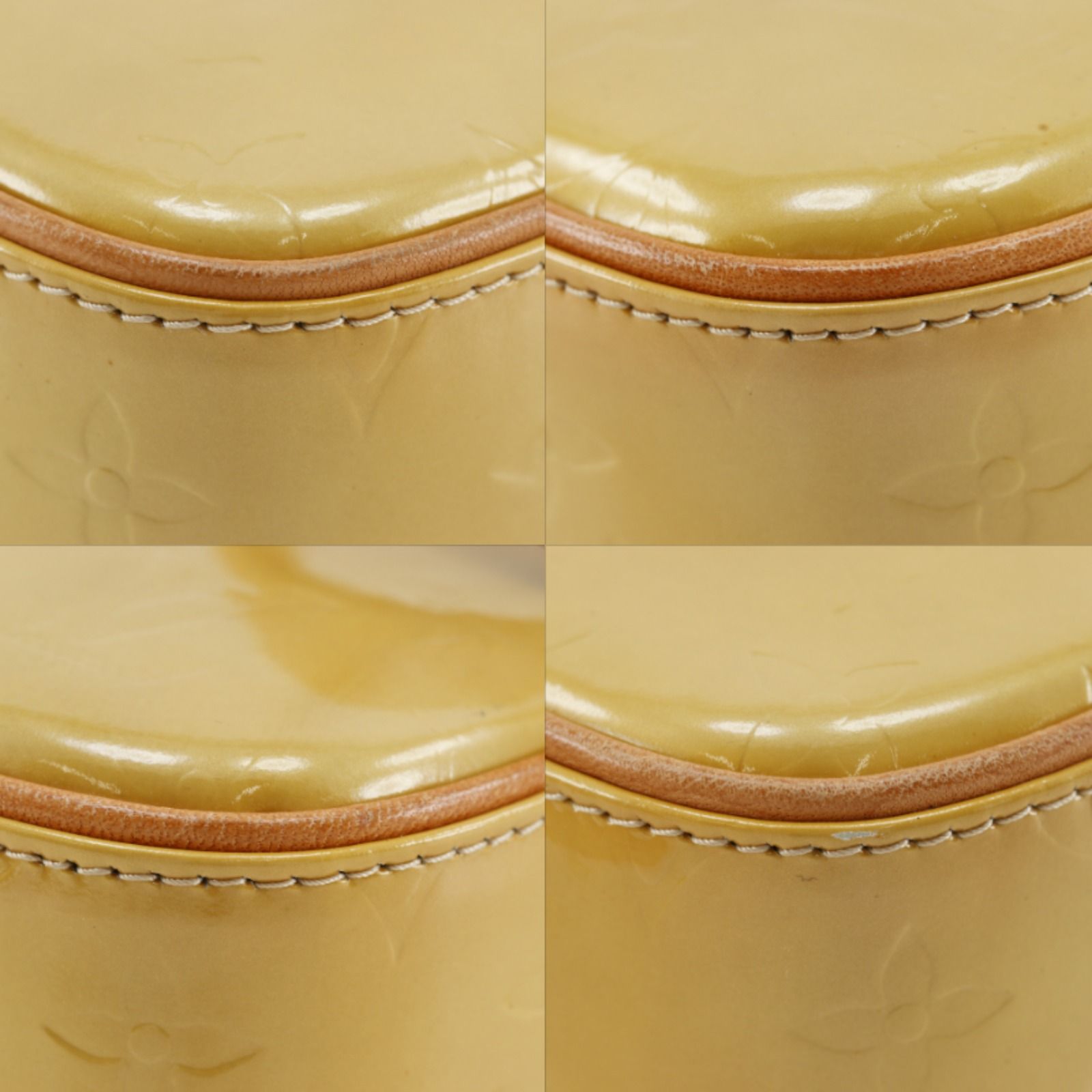 Louis Vuitton Christie GM Monogram Vernis Beige Shoulder Bag — view 4
