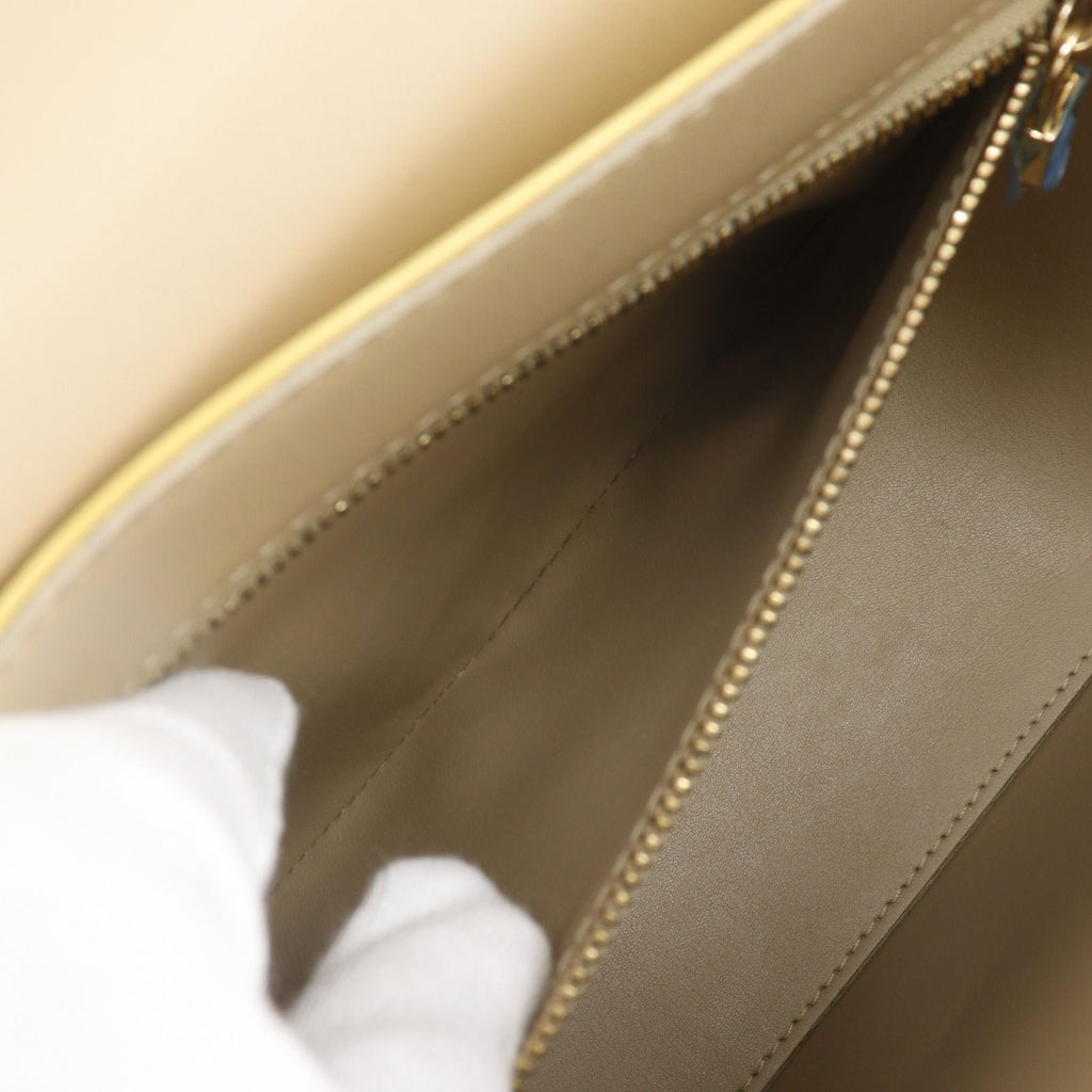 Louis Vuitton Christie GM Monogram Vernis Beige Shoulder Bag — view 6