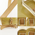 Louis Vuitton Christie GM Monogram Vernis Beige Shoulder Bag — view 9