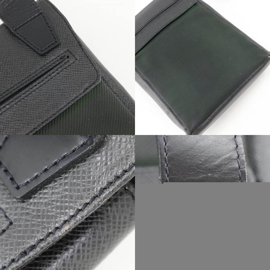 Louis Vuitton Sarah Tove PM Taiga Epi Sea Ardoise Deep Green Black Shoulder Bag — view 8