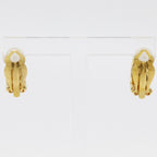 Chanel Loop Vintage Gold Plated Earrings — view 3