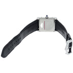 Cartier Tank Mast LM Watch Solar Beat Box SS Leather Silver Polished — view 5