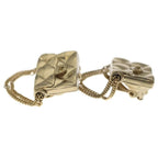 Chanel Quilted Bag Motif Chain Ring Gold — view 4
