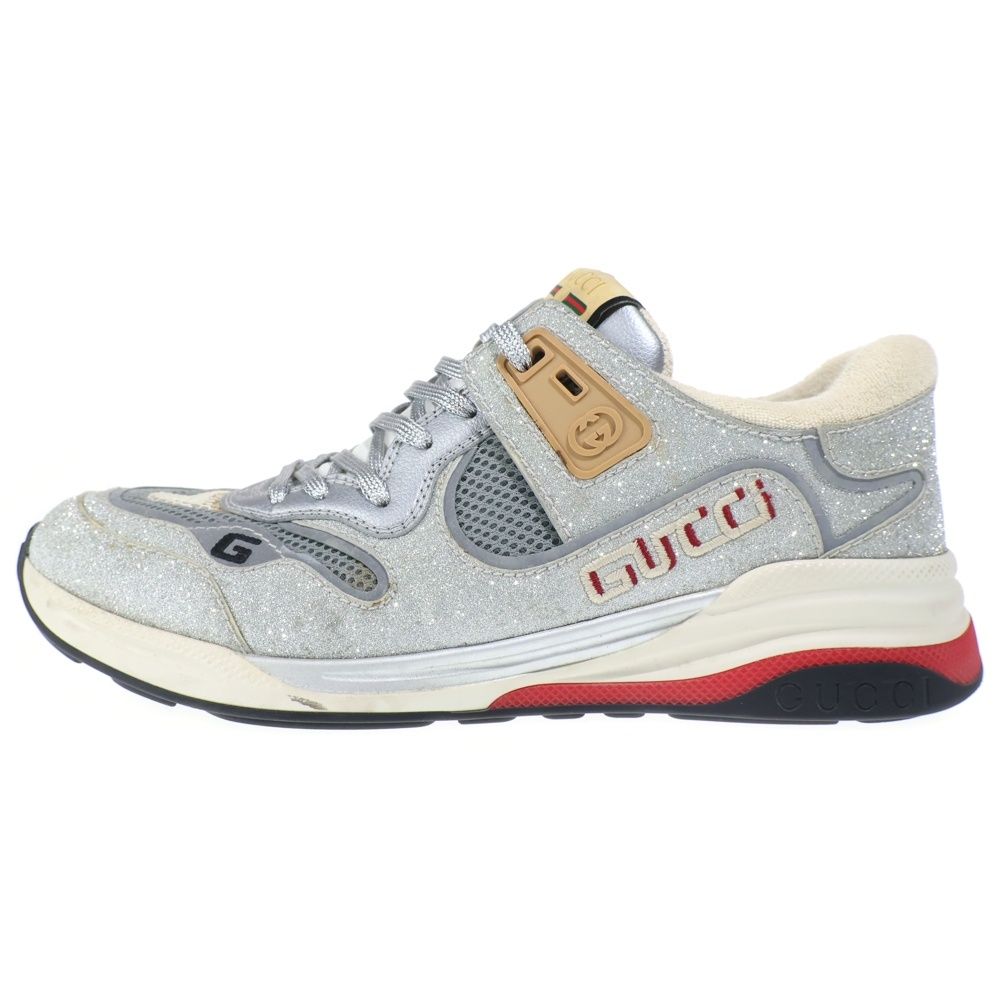 Gucci Ultraspace Low Cut Sneakers Shoes Silver