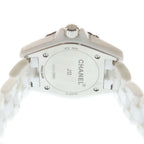 Chanel Shell Dial Bezel Diamond Watch White Rhinestone Ce SS Quartz — view 5