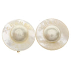 Chanel Pearl Earrings White Gold