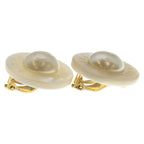 Chanel Pearl Earrings White Gold — view 3