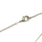 Chanel CC Logo Circle Rhinestone Necklace Pendant Chain Gold — view 4