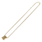 Celine Pave Diamond Necklace 18k YG Yellow Gold Pendant — view 2