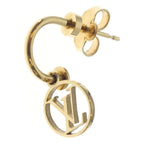 Louis Vuitton Boucle Doreil Blue Ming Earrings Gold
