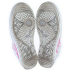 Louis Vuitton Charlie Line Leather Sneakers White Pink — view 5