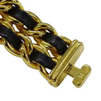 Chanel Watch Premiere Quartz Leather M Square Gold Black — view 4