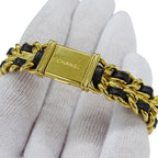 Chanel Watch Premiere Quartz Leather M Square Gold Black — view 6