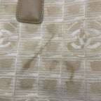 Chanel Tote New Travel Beige CC Logo Business — view 9