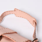 Fendi Selleria Stitch Hand Shoulder Bag Leather Pink — view 8