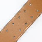 Hermes Hose Buckle Reversible Vintage Box Calf Gold Plated Black Brown Belt — view 7