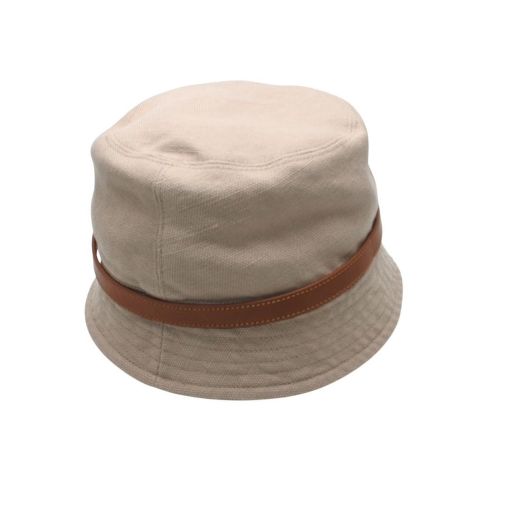 Saint Laurent Cassandra Bucket Hat Beige Light Brown — view 5