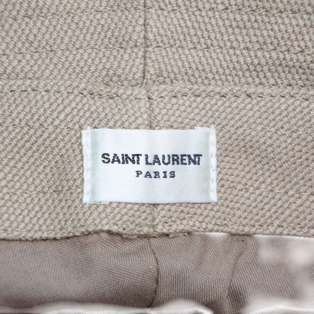 Saint Laurent Cassandra Bucket Hat Beige Light Brown — view 8